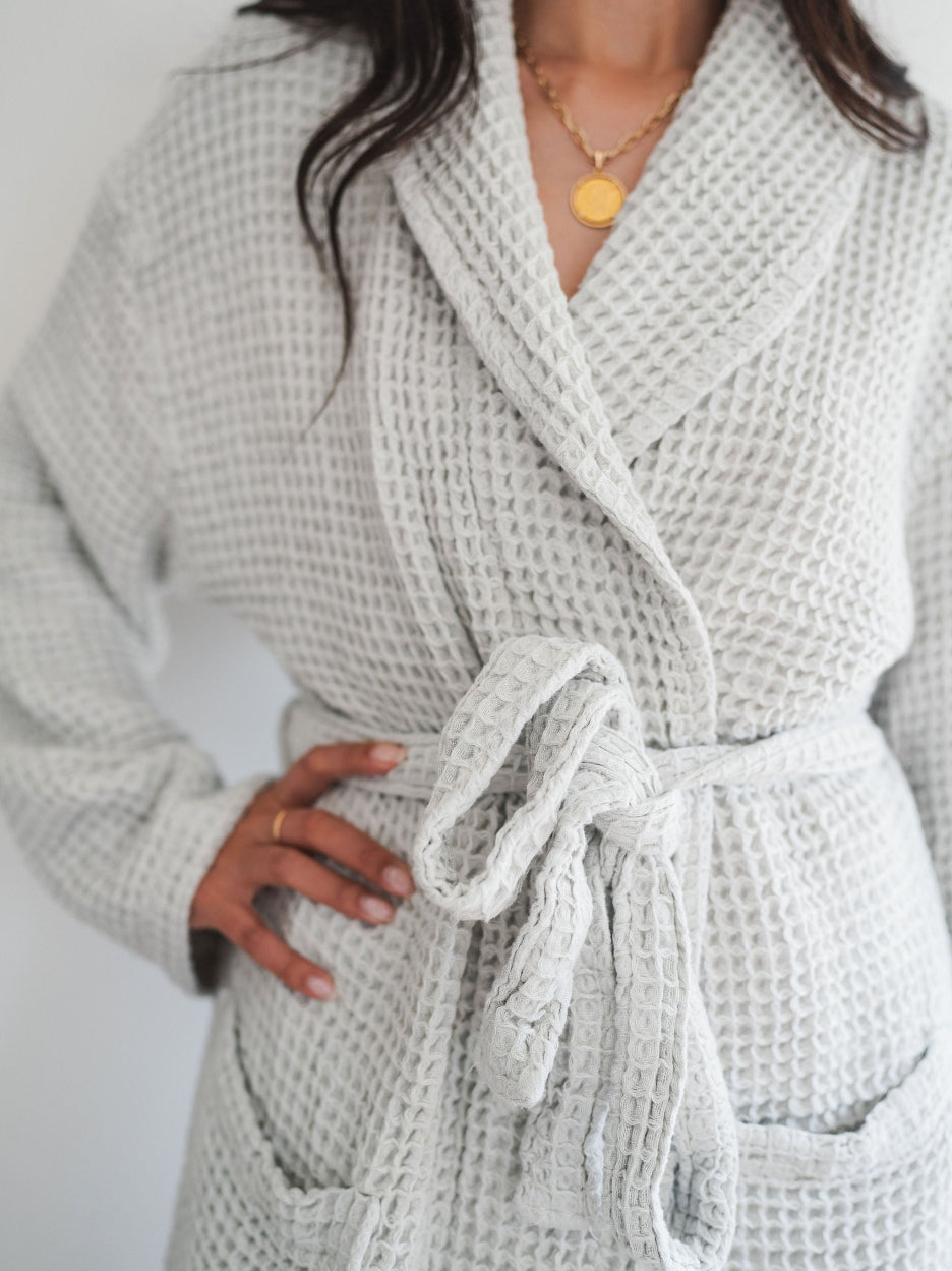 One Wednesday - Waffle Robe -