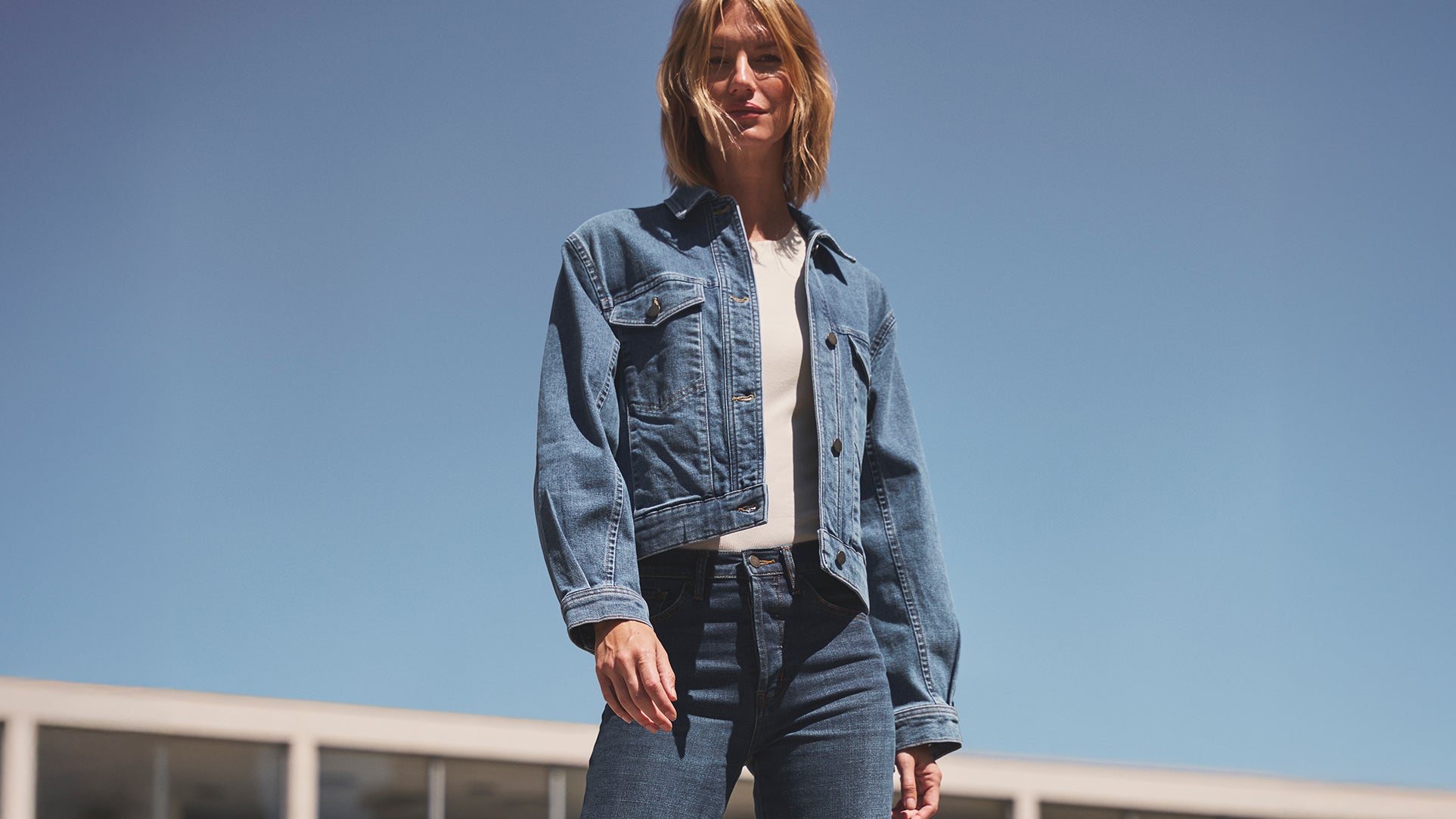 DU/ER - Midweight Pleated Denim Jacket -