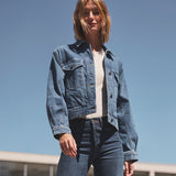DU/ER - Midweight Pleated Denim Jacket -