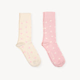 Pokoloko - Have a Heart Socks – 2 Pack - Pink