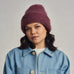 Heirloom - Cloud Mohair Beanie – Plum -