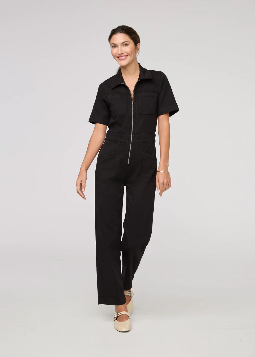 DU/ER - Lux Twill Boiler Suit - Black