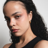 Wolf Circus - Baguette Hoops – Gold -