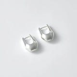 Wolf Circus - Baguette Hoops – Silver -