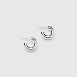 Wolf Circus - Classic Hoops – Silver -