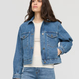 DU/ER - Midweight Pleated Denim Jacket -