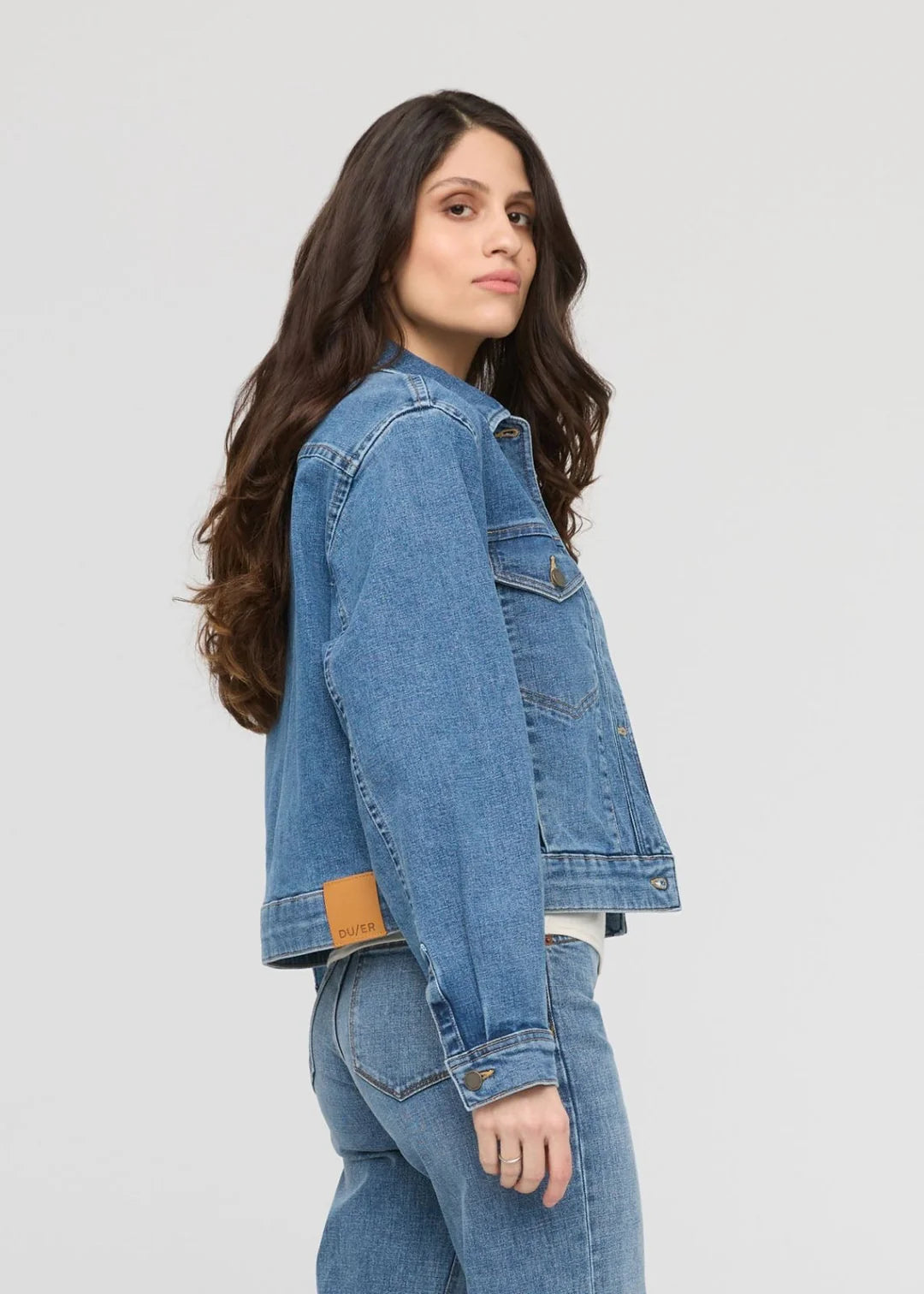 DU/ER - Midweight Pleated Denim Jacket -