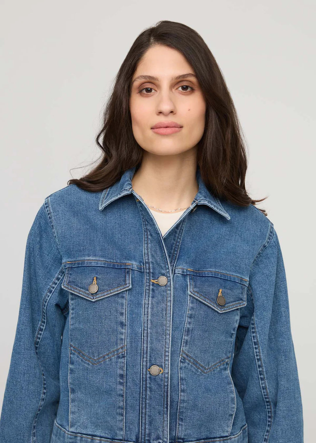 DU/ER - Midweight Pleated Denim Jacket -