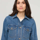 DU/ER - Midweight Pleated Denim Jacket -