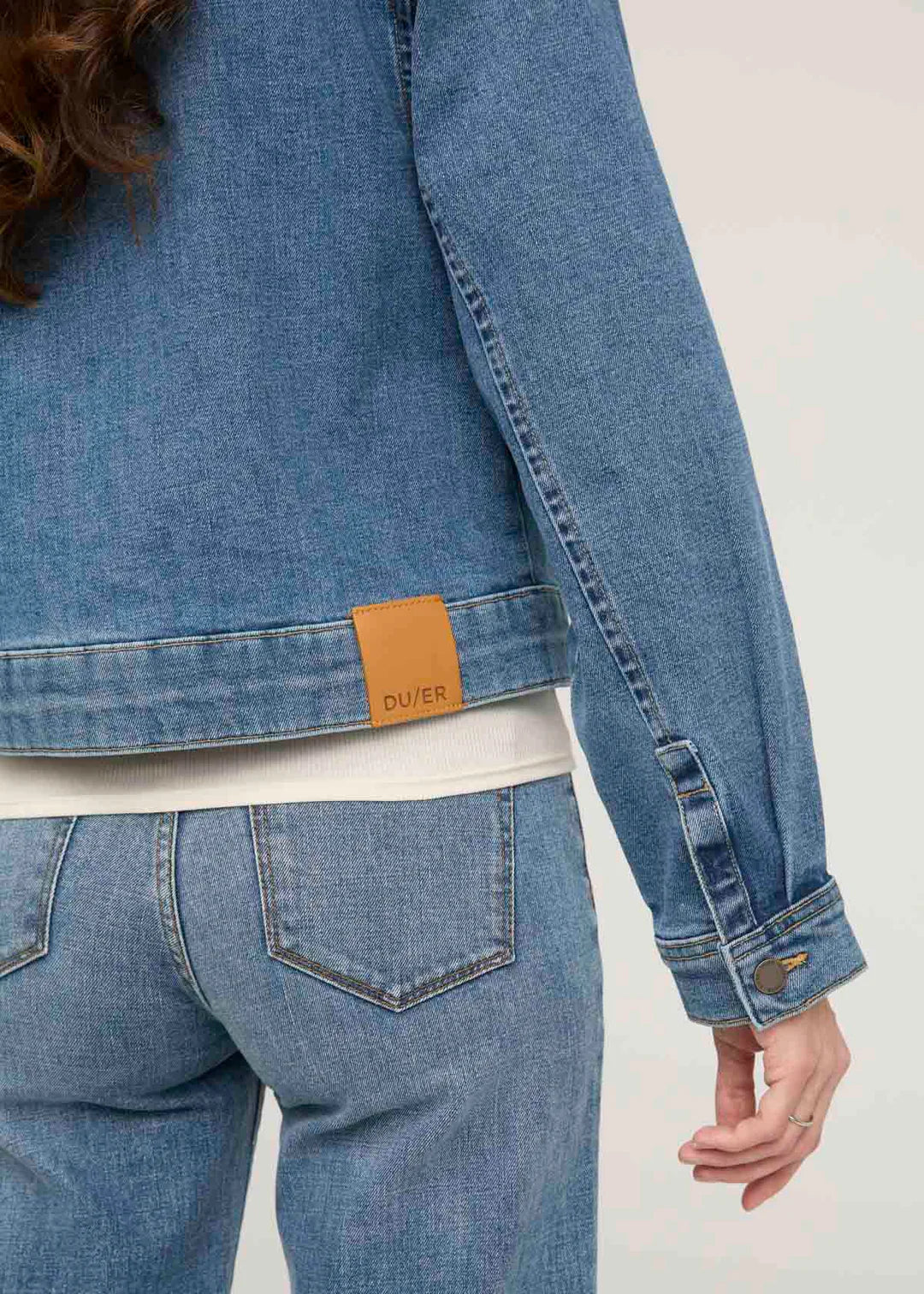 DU/ER - Midweight Pleated Denim Jacket -