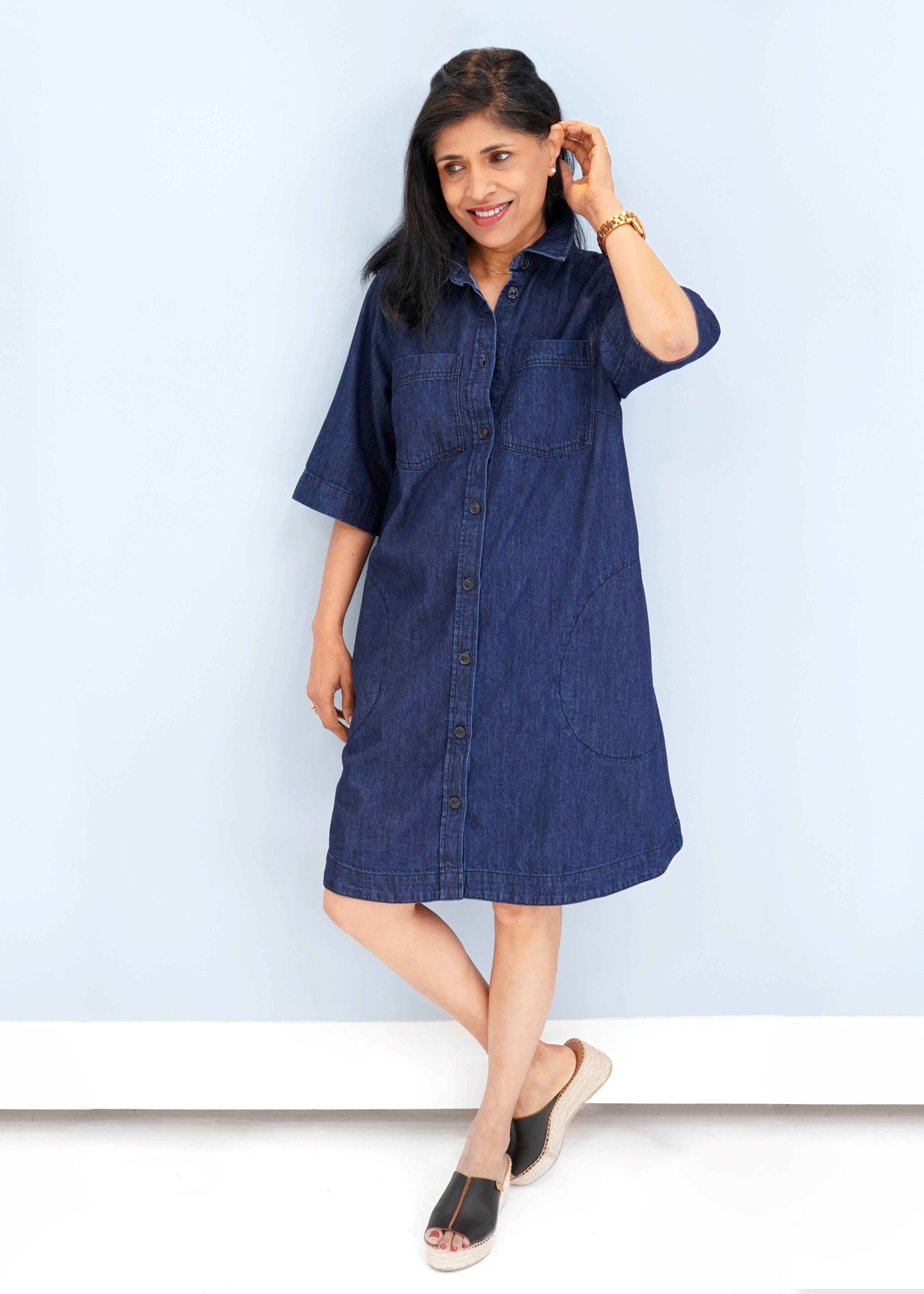 Part Two - Sardia Denim Dress -