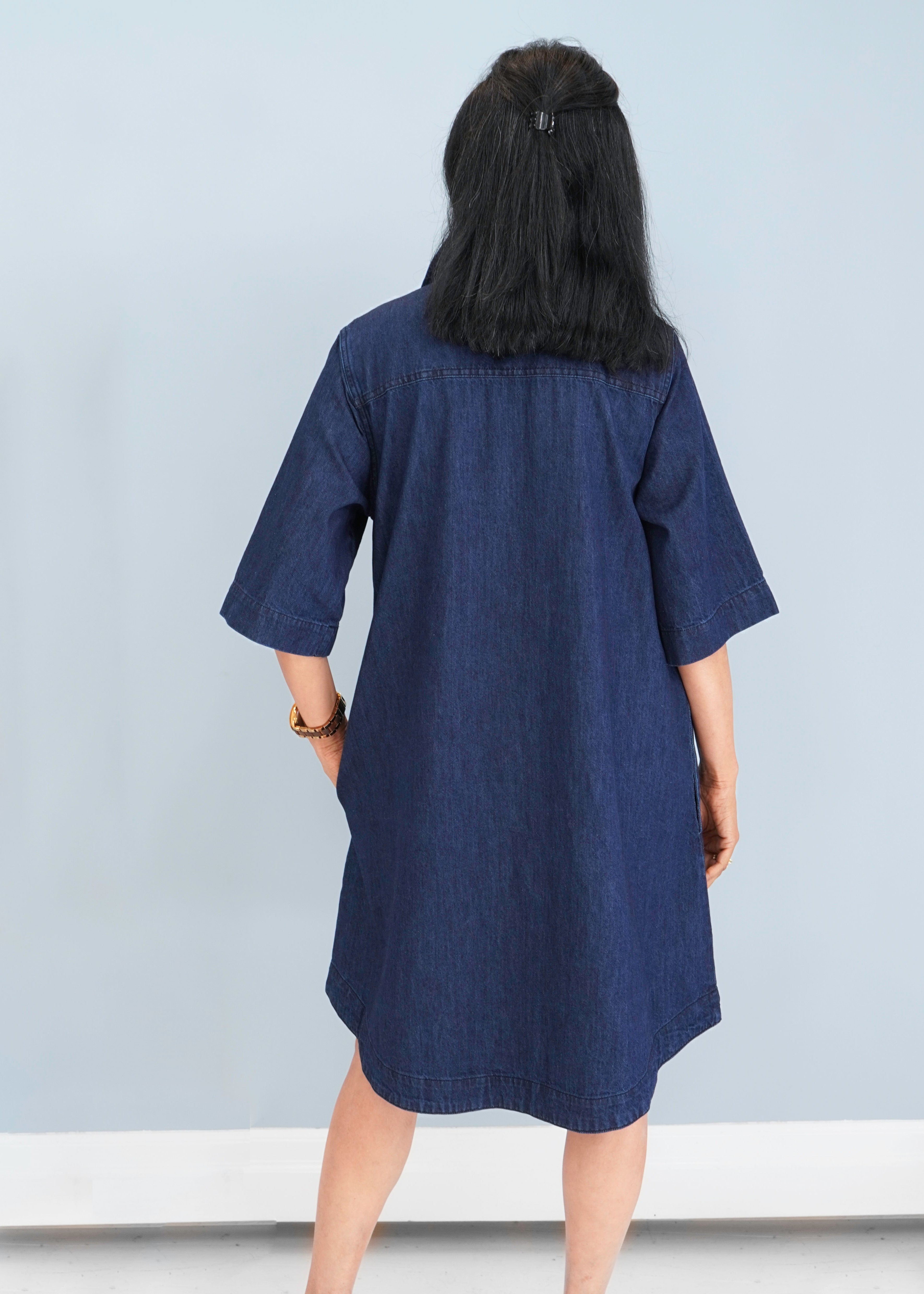 Part Two - Sardia Denim Dress -