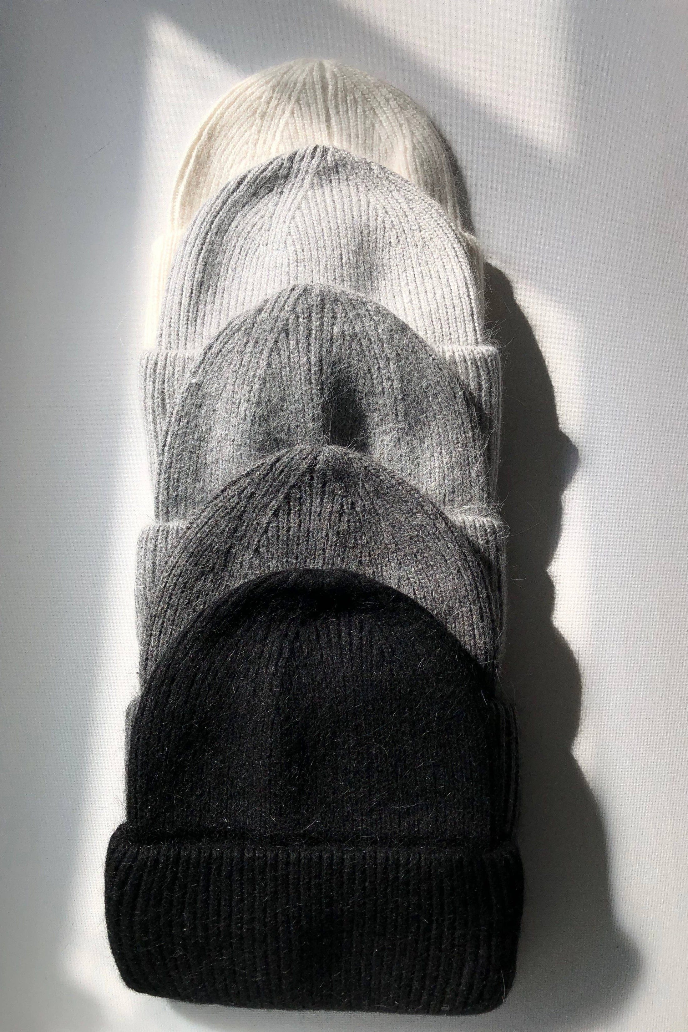 Billy Bamboo - Royal Angora Beanie – White -
