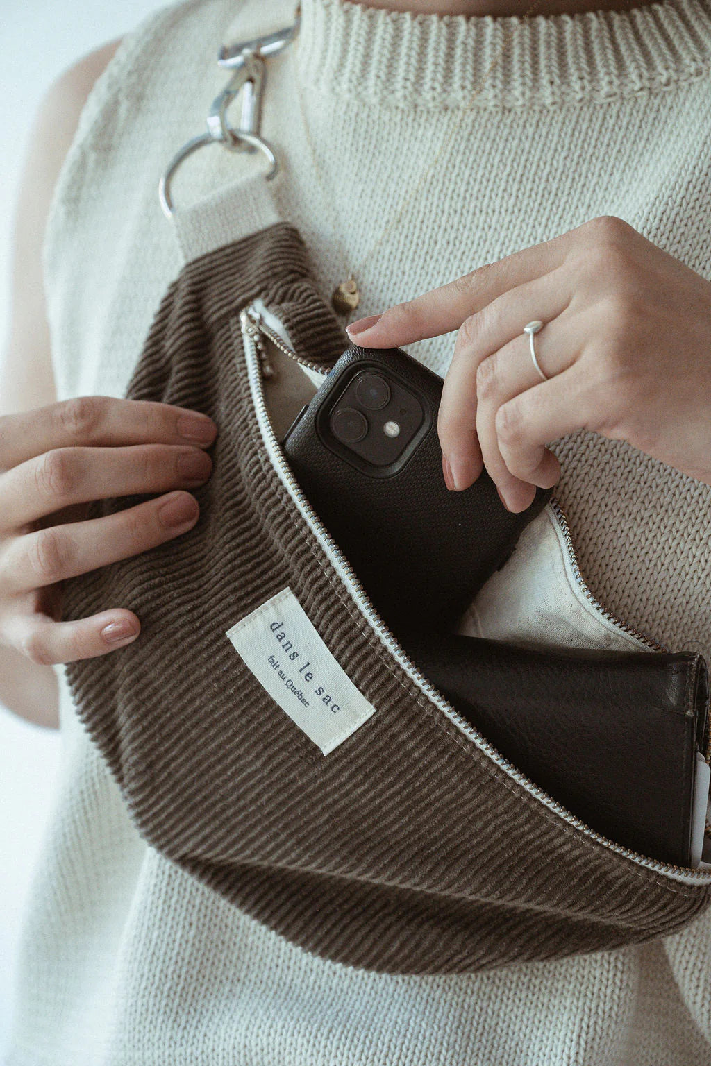dans le sac - Cord Belt Bag – Jungle -