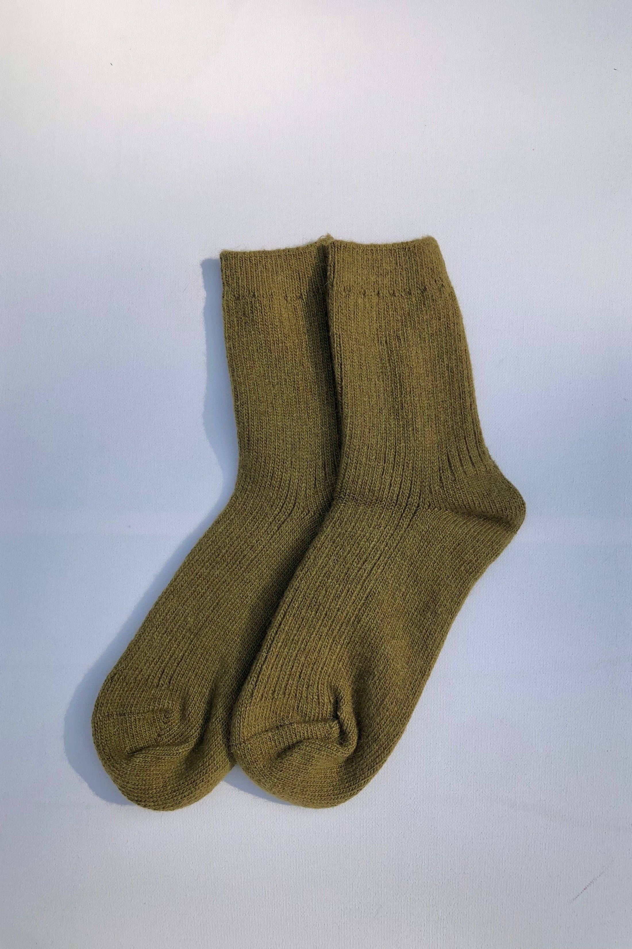 Billy Bamboo - Iceland Wool Socks – Olive -