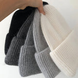 Billy Bamboo - Royal Angora Beanie – Light Grey -