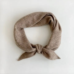 Billy Bamboo - Fuzzy Wool Cravat Scarf – Mushroom -