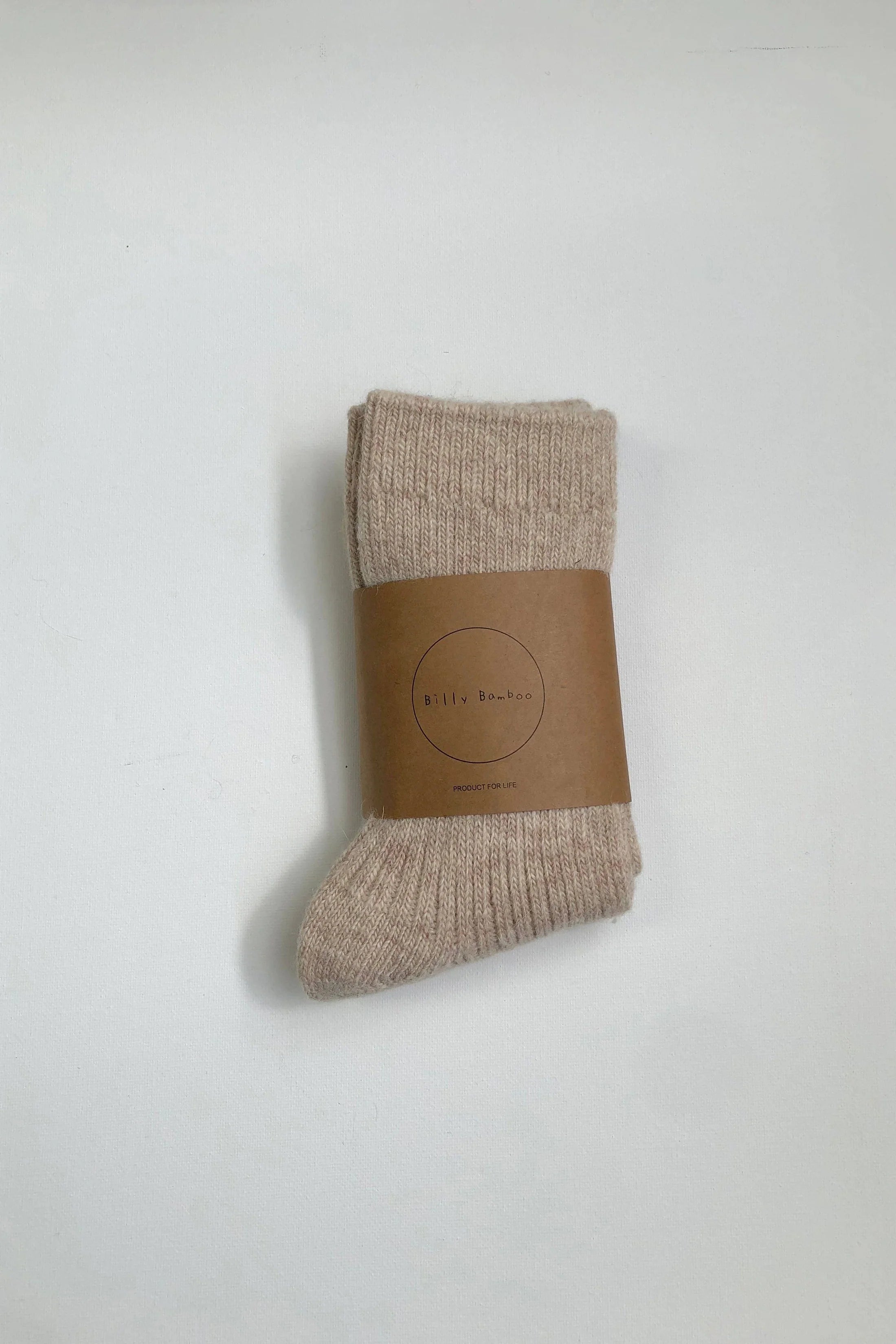 Billy Bamboo - Iceland Wool Socks – Oat -