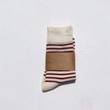 Billy Bamboo - Colour Stripe Socks – Burgundy -