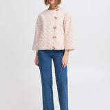 Atelier Reve - Aura Quilted Jacket - Silver Pink