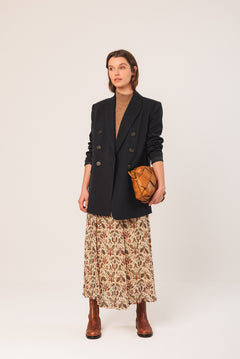 Indi & Cold - Double Breasted Blazer - Navy