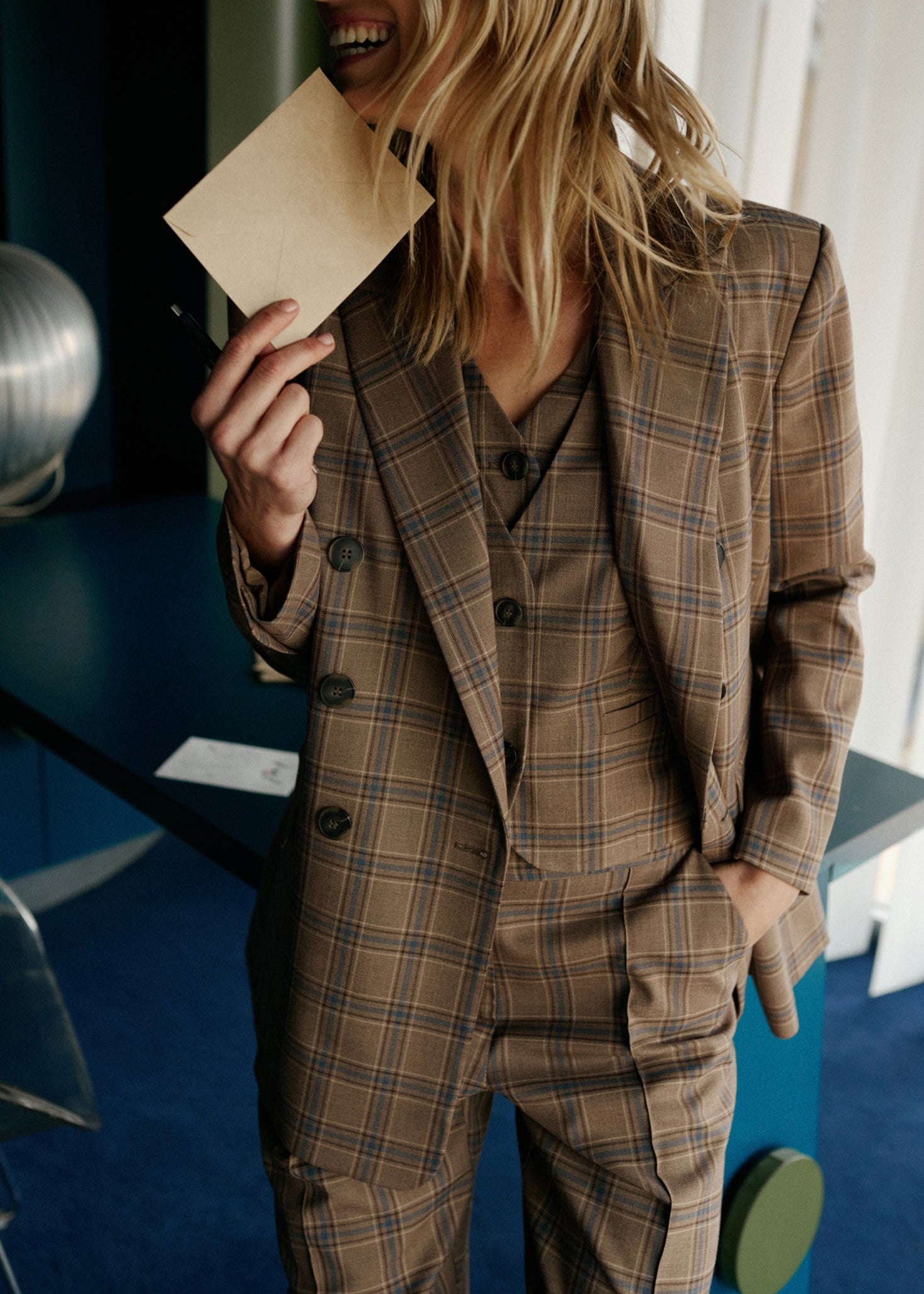 Indi & Cold - Double Breasted Blazer -