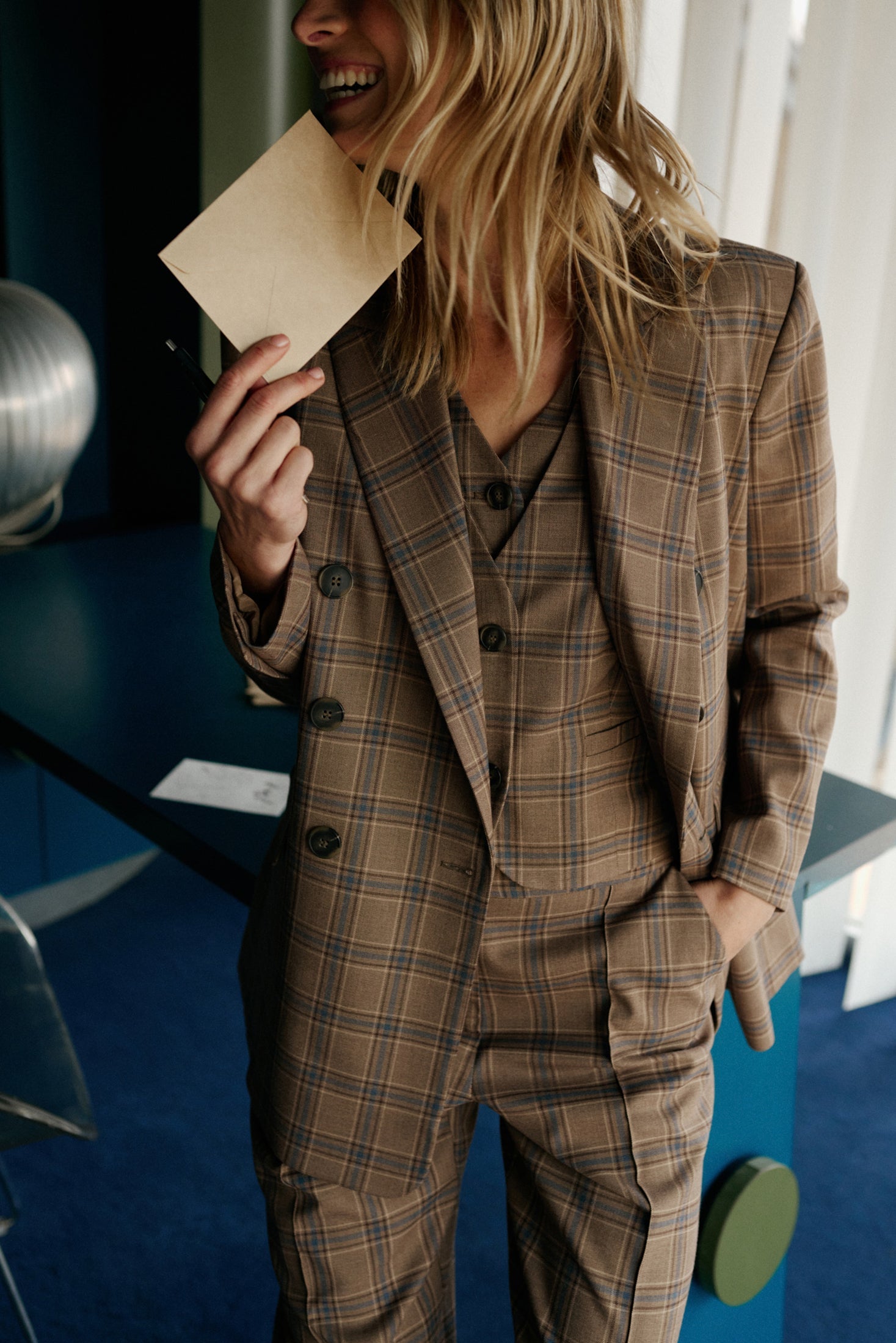 Indi & Cold - Double Breasted Blazer -