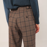 Indi & Cold - Paty Straight Plaid Pant -