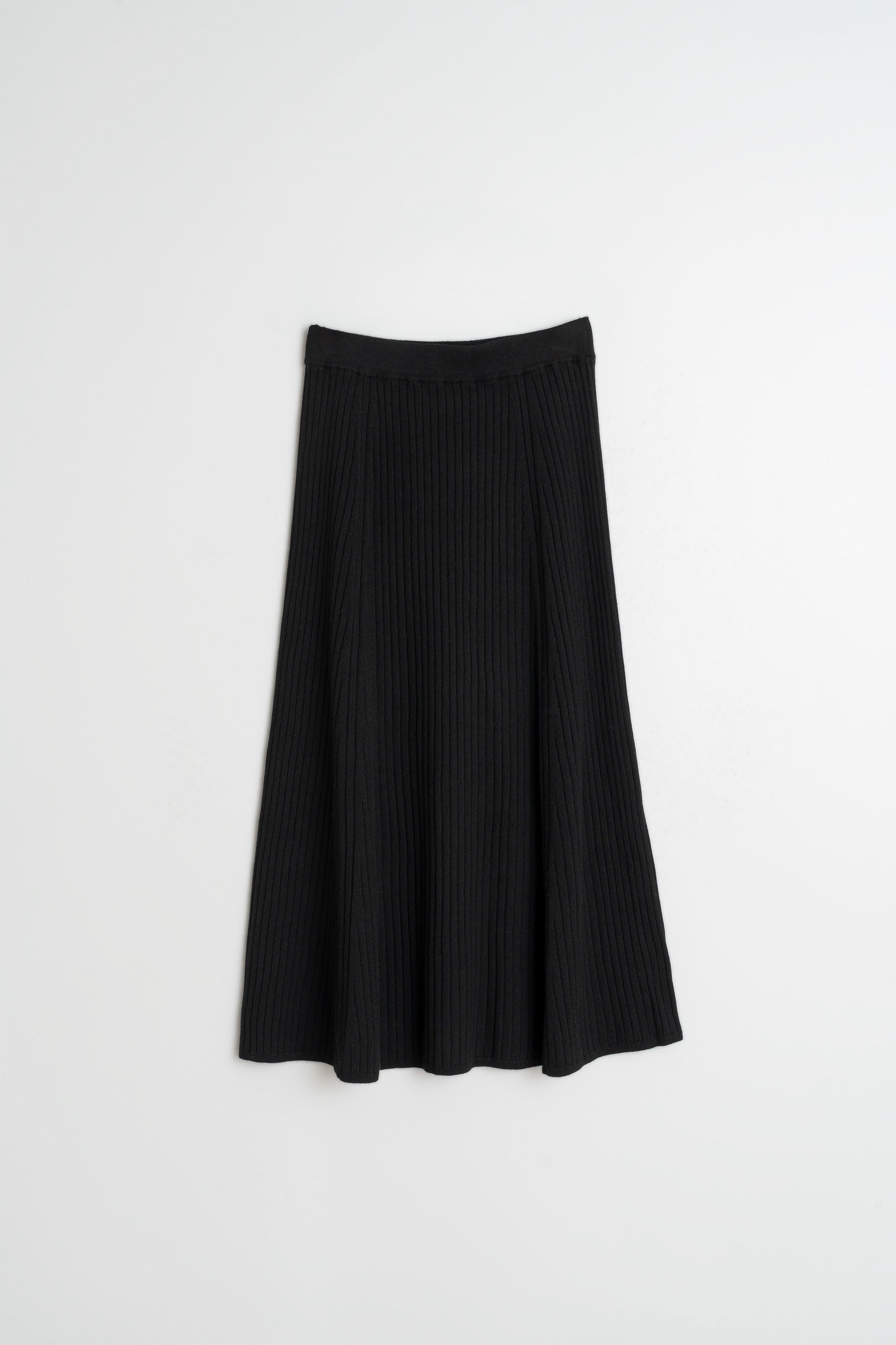 Indi & Cold - Ribbed Knit Skirt -