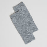 Indi & Cold - Colourful Knitted Mittens – Mottled Grey -