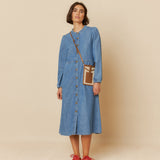 Indi & Cold - Retro Denim Dress - Tejano