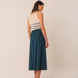 Indi & Cold - Poplin Midi Skirt -