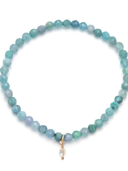 Social Mini Bracelet Blue Apatite-Leah Alexandra-Sattva Boutique