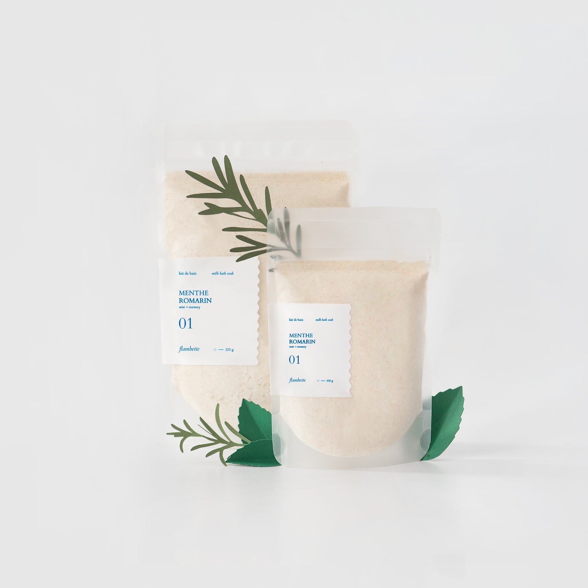 Flambette - Milk Bath Soak 225g – Rosemary + Mint -