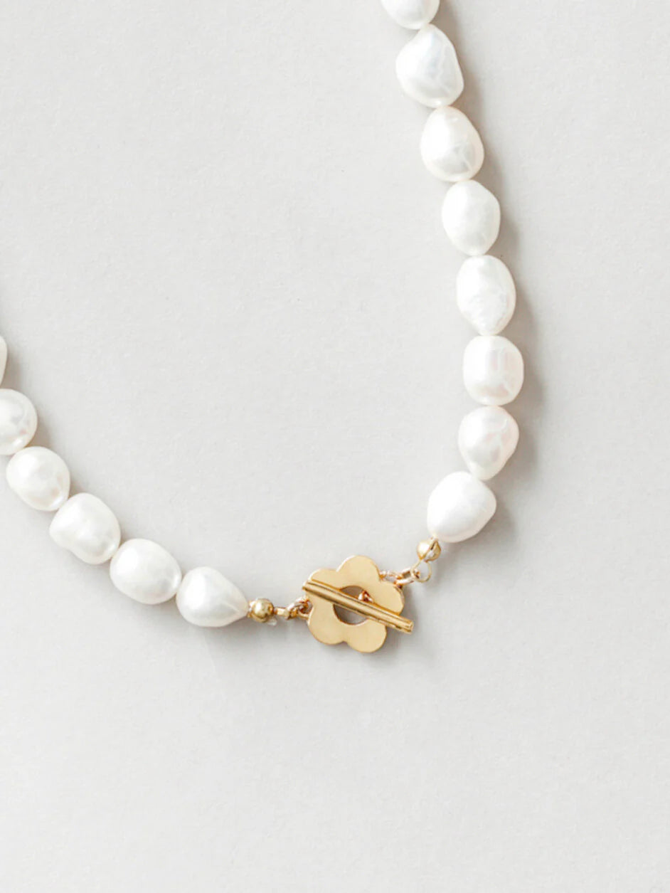 Wolf Circus - Lola Pearl Necklace Gold -