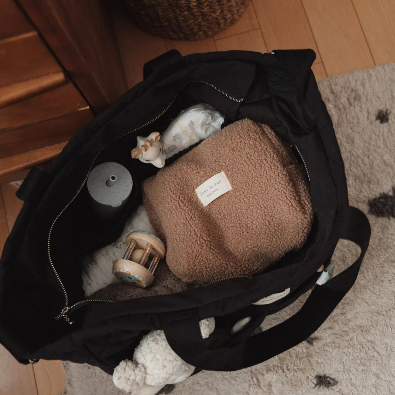 dans le sac - Diaper Bag – Black -