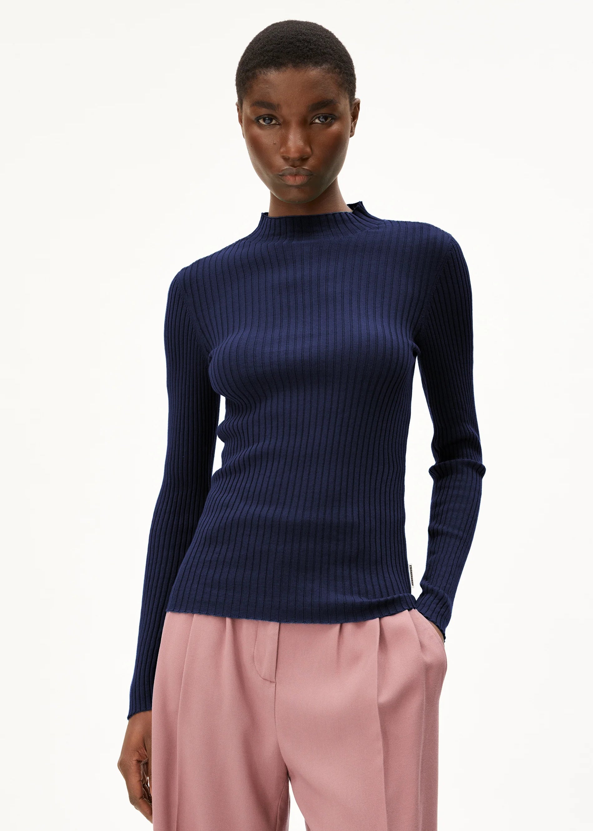 Armedangels - Alaania Knit Sweater - Tinted Navy