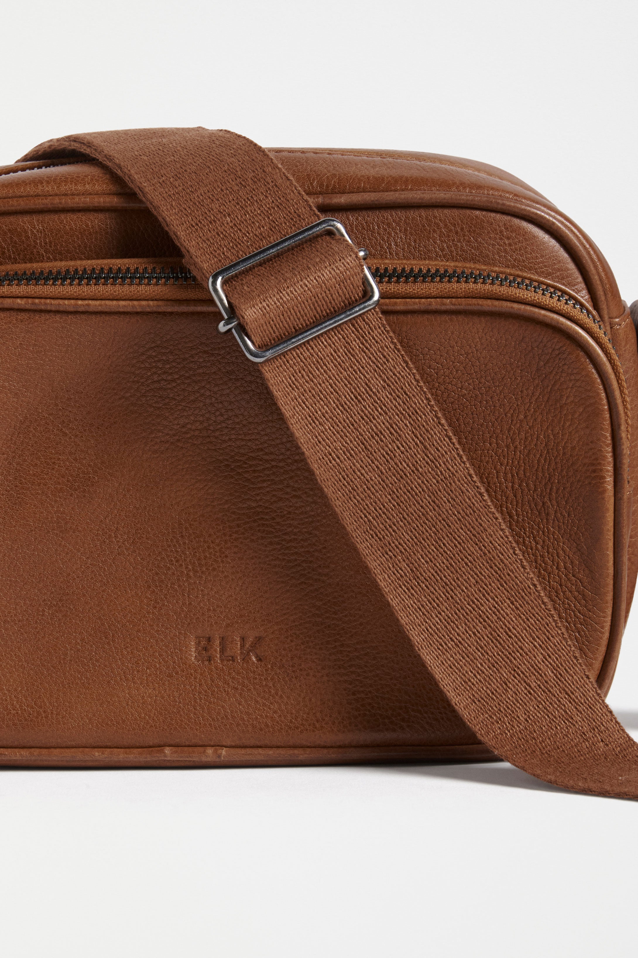 ELK Leather - Kassel Leather Crossbody Bag – Tan -