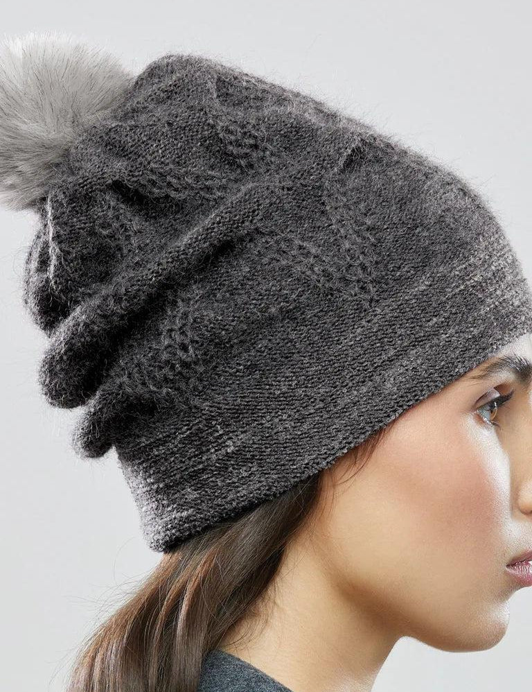 Orion Pom Hat Black-Olena Zylak-Sattva Boutique