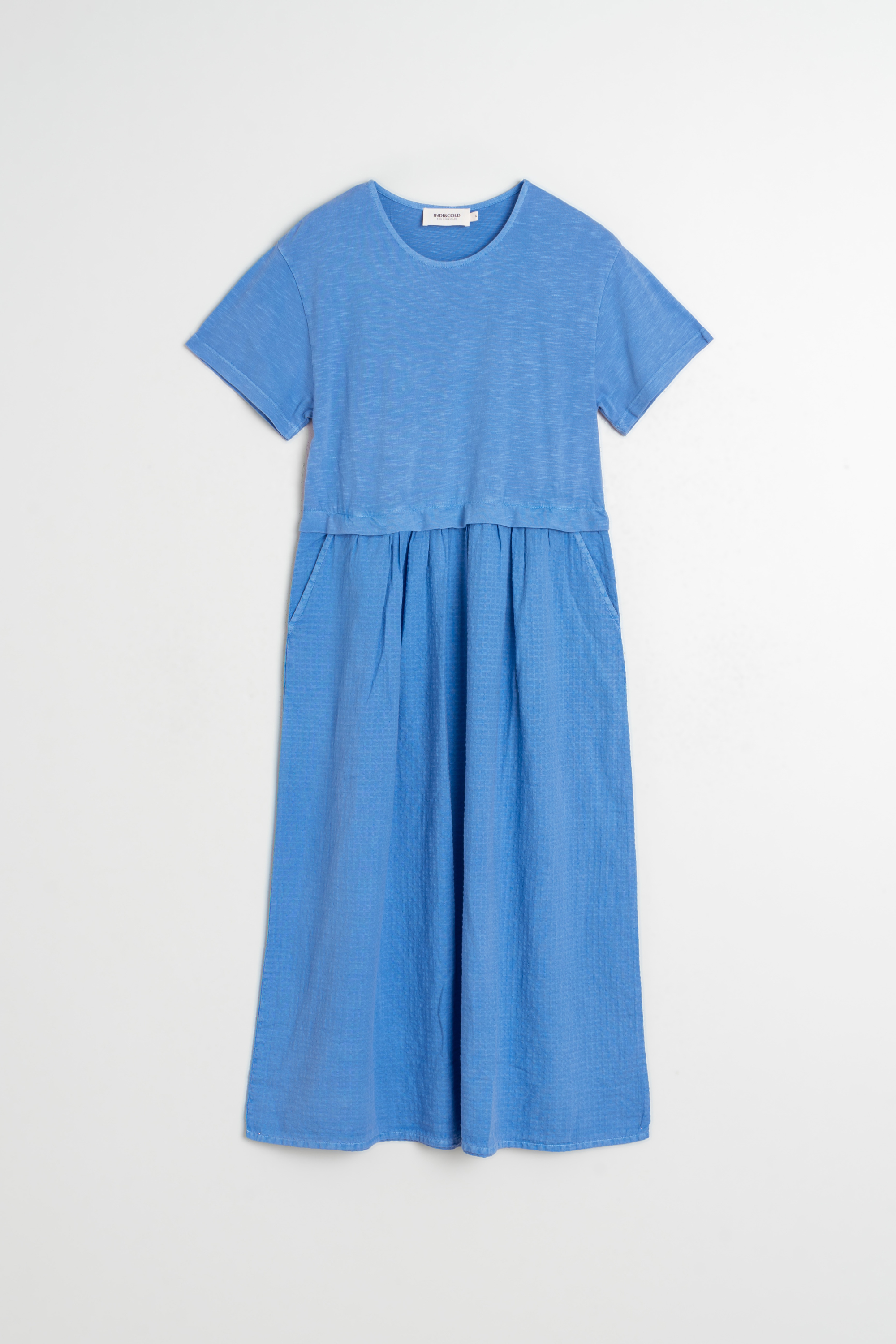 Indi & Cold - Combination Midi Dress -