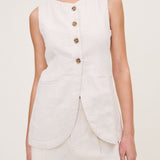 Amalie Linen Vest