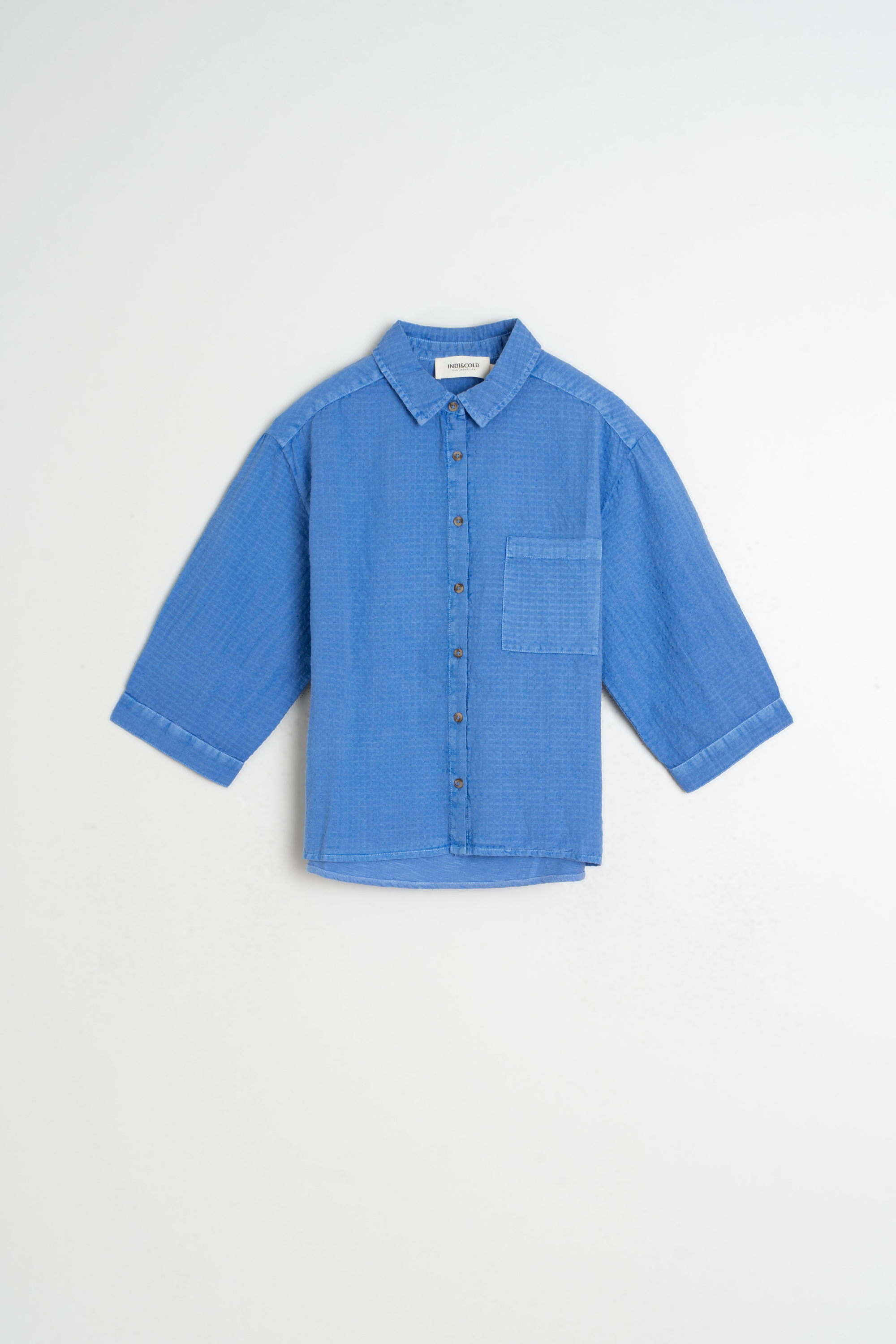 Indi & Cold - Oversize Combination Shirt -