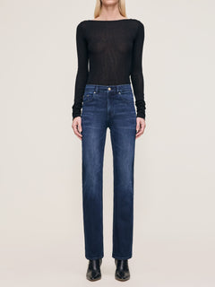 DL1961 - Patti Straight Jean - Blue Cave