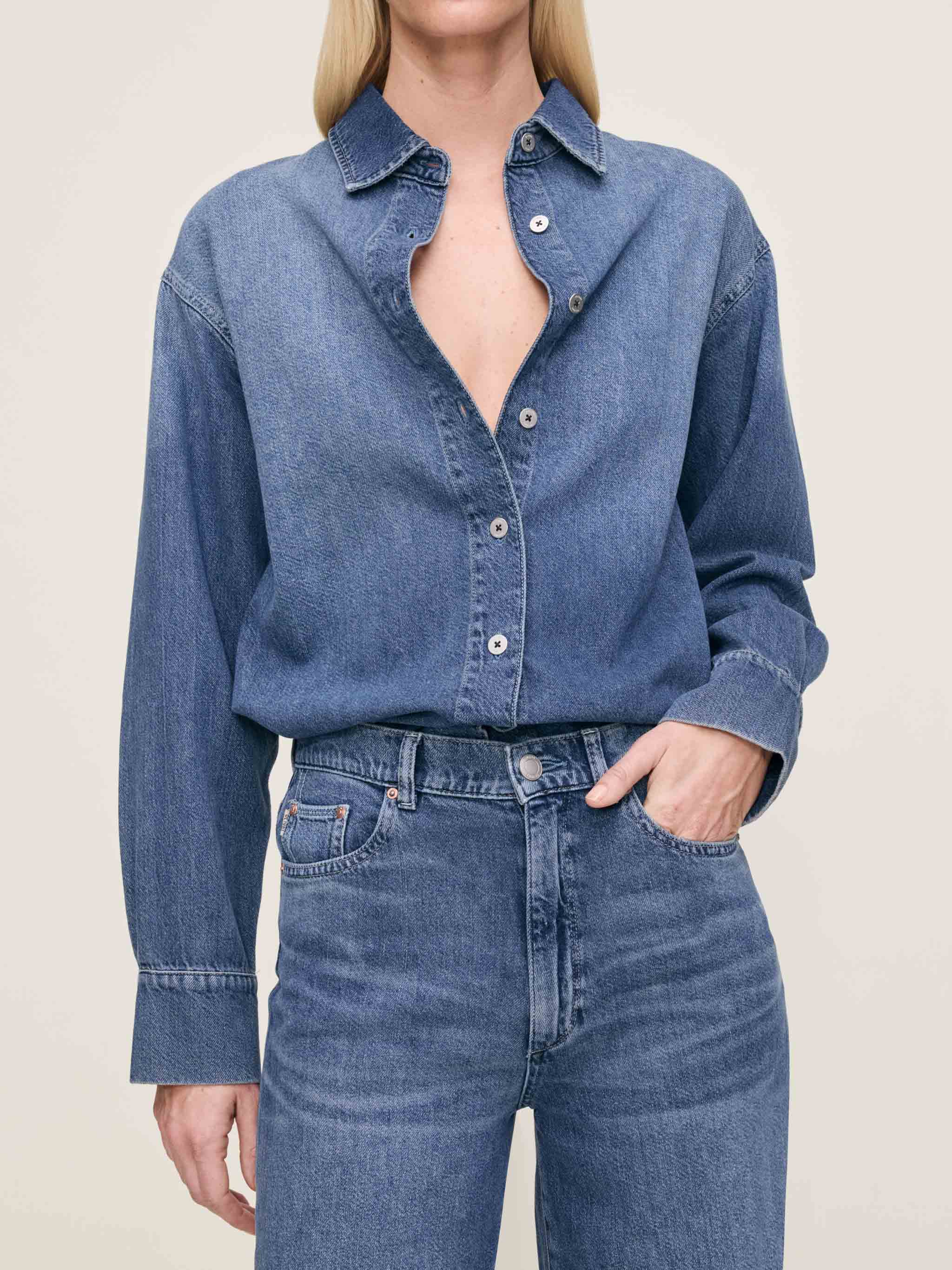 DL1961 - Faye Denim Shirt - Delray