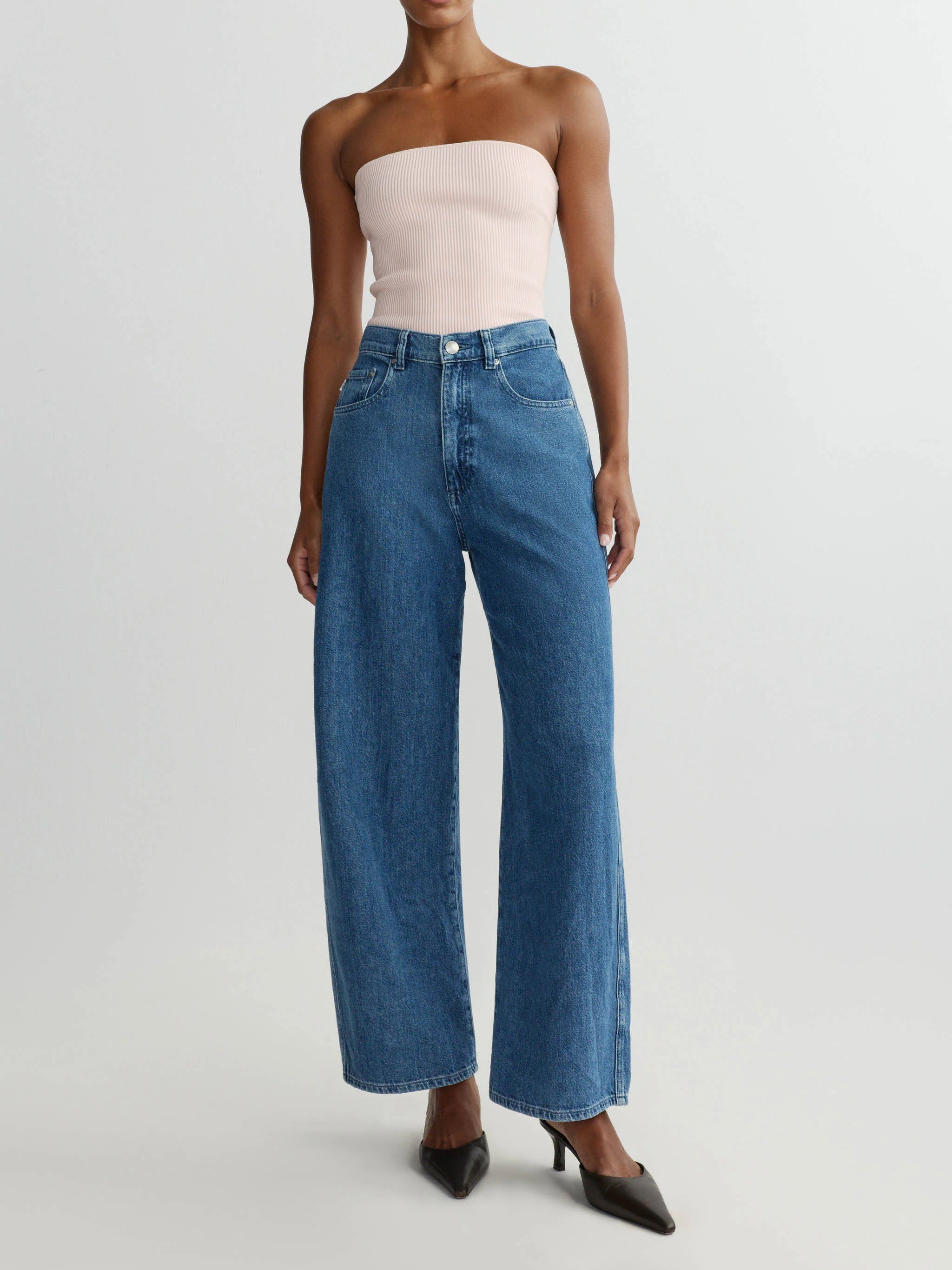 DL1961 - Taylor Relaxed Barrel Jean - Terra Blues Aura 28"