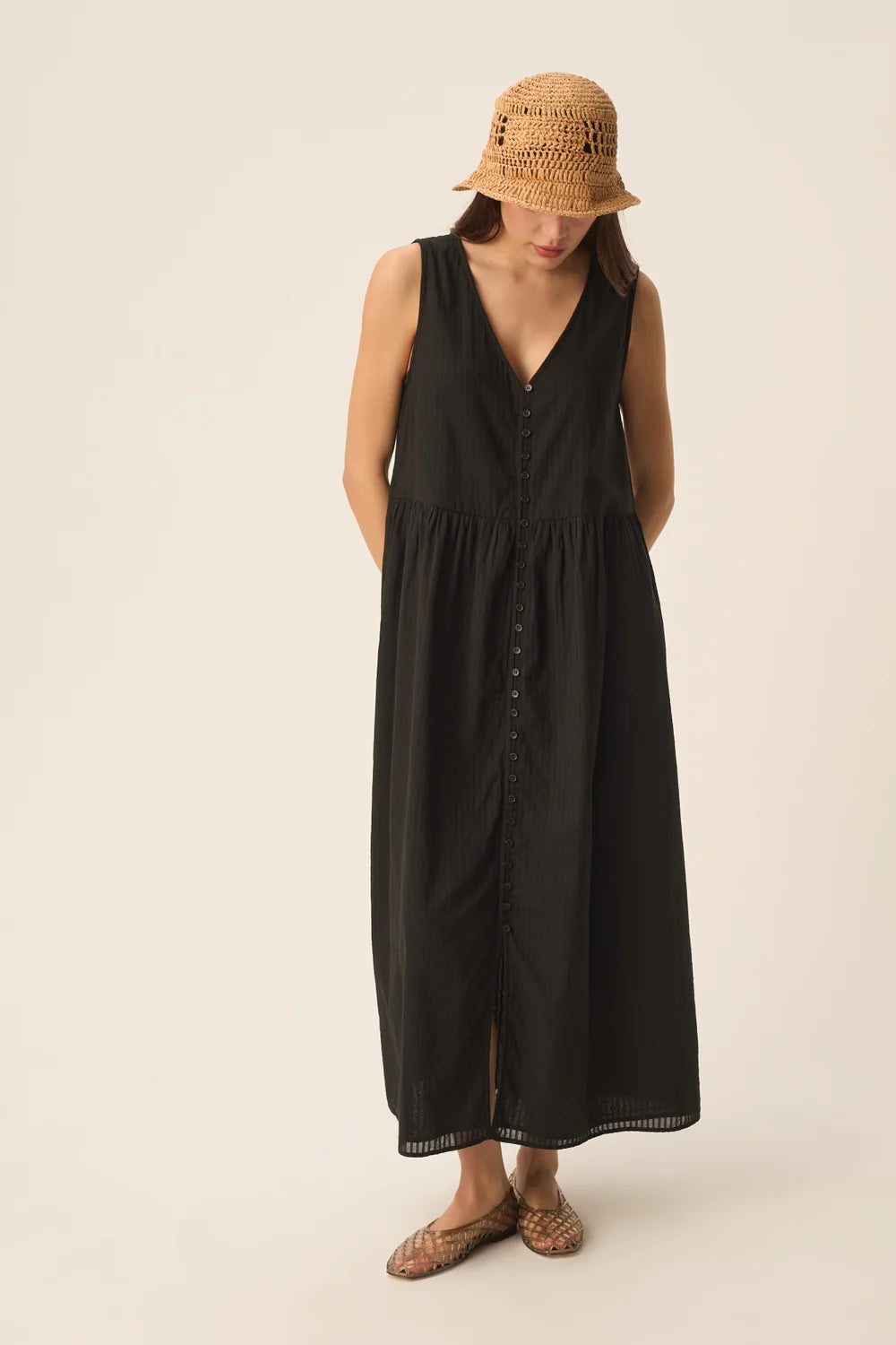 Des Petits Hauts - Santana Maxi Dress - Black