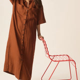 Des Petits Hauts - Estampe Linen Maxi Dress -