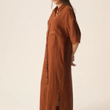 Des Petits Hauts - Estampe Linen Maxi Dress -