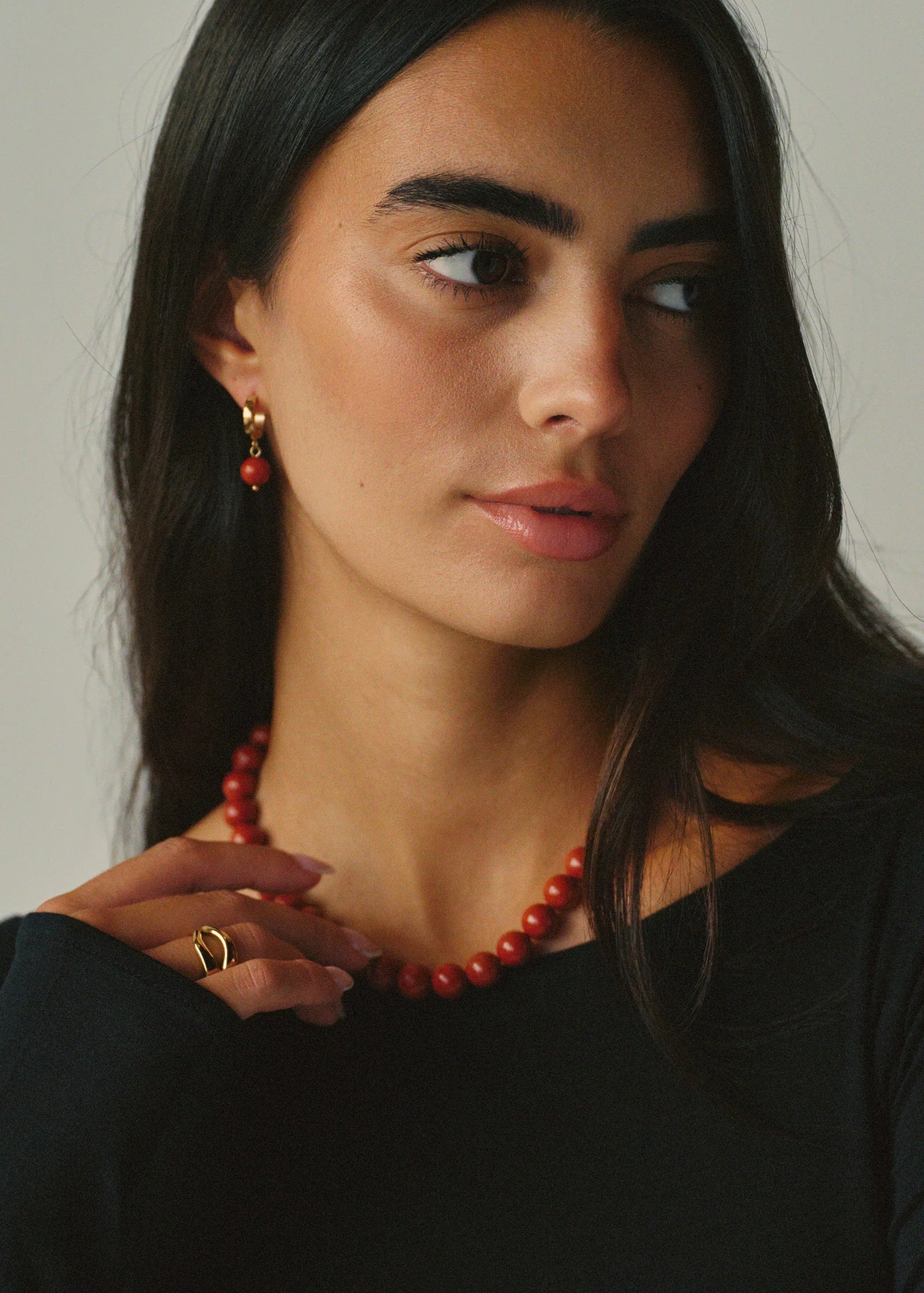 Twenty Compass - Terracotta Necklace -