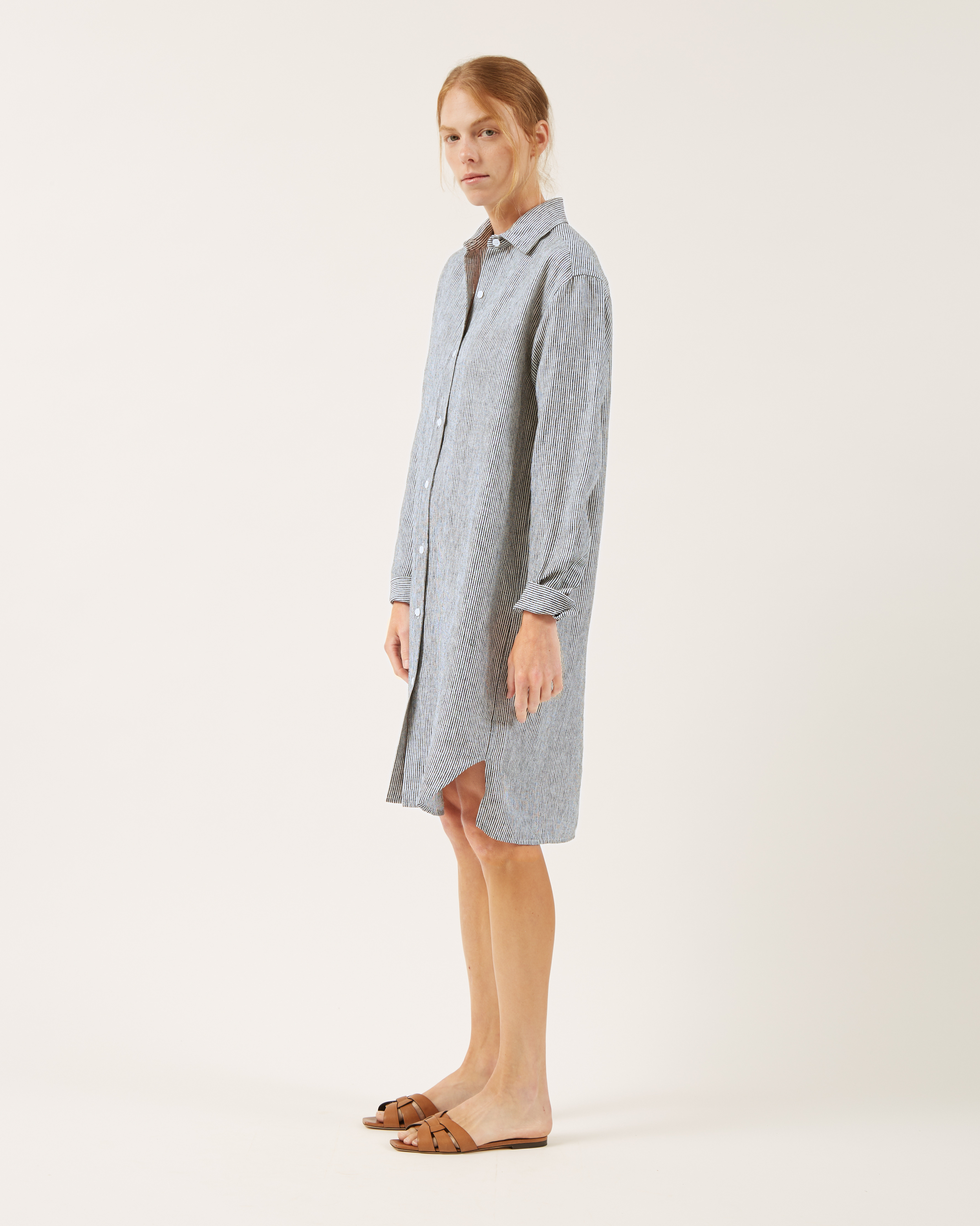 Naïf - Perrie Dress - White Blue